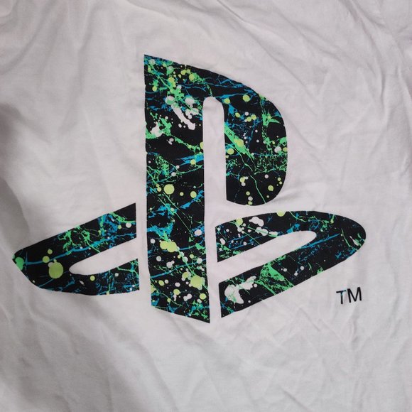 H&M Playstation Official Licensed T-shirt white Youth size us 20 - Picture 2 of 4